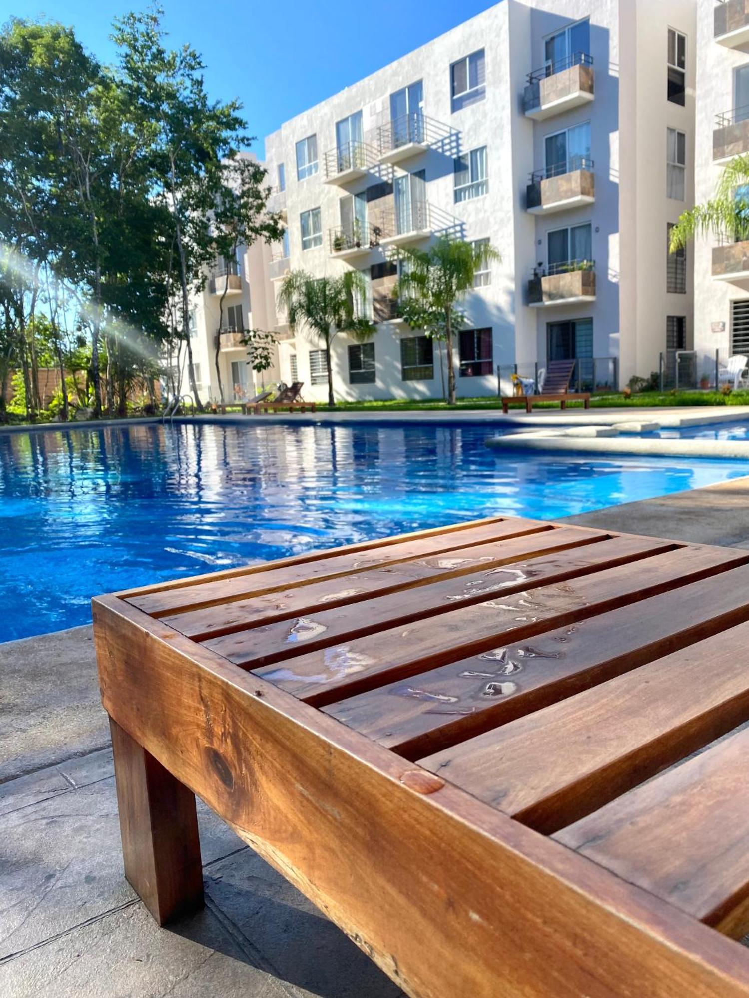 Turquesa, Vive La Magia De La Playa Apartment Плая дел Кармен Екстериор снимка